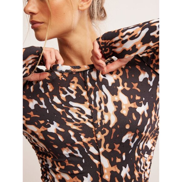 FP Movement by Free People Black and Brown Long Sleeve Top - Picture 5 of 11